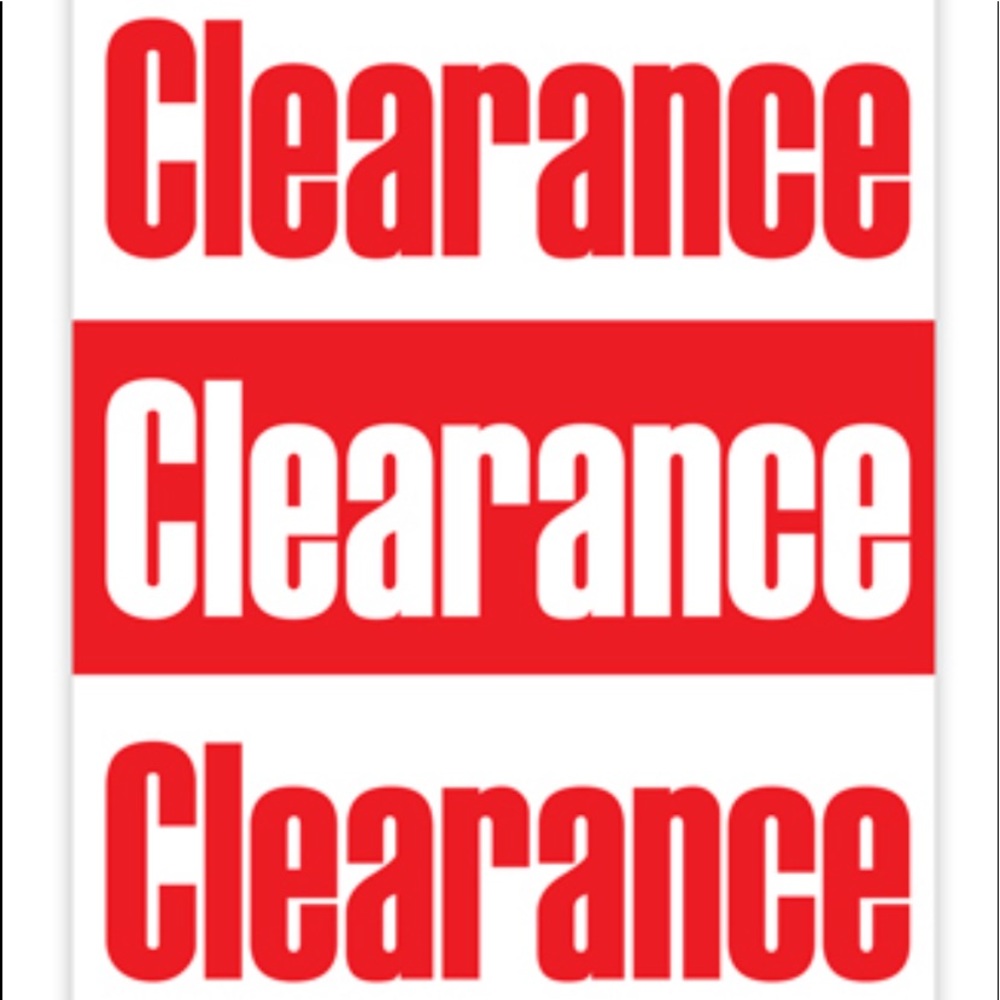 I’m selling lots of items at the lowest price possible to clear my closet.